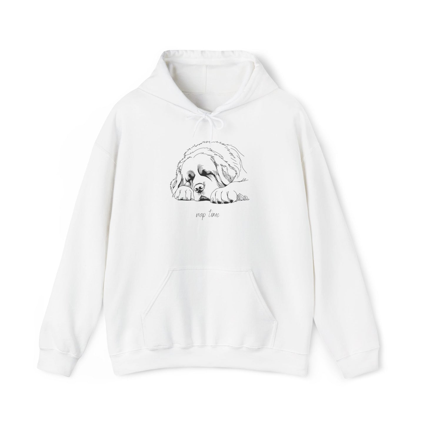 Saint Bernard 'nap time' Hooded Sweatshirt