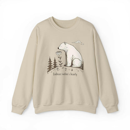 Polar Bear Nature Unisex Sweatshirt