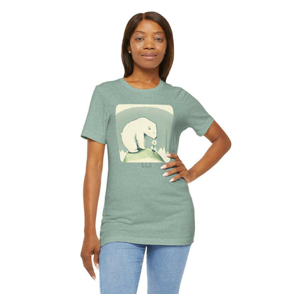 Polar Bear Daisy Unisex Tee