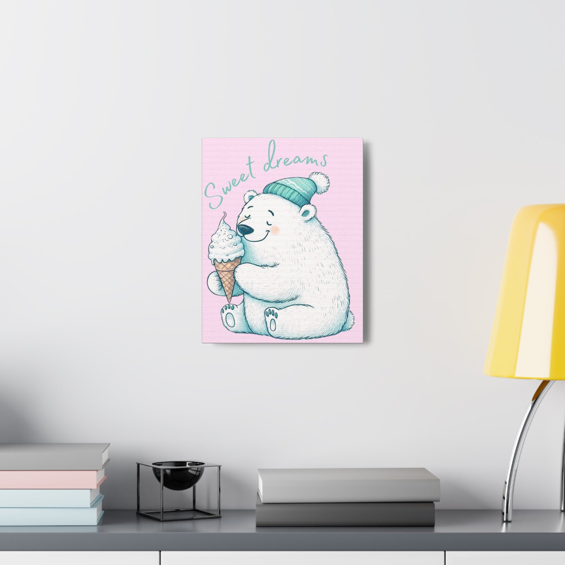 Polar Bear "sweet dreams" Canvas Gallery Wraps - Amesti Road