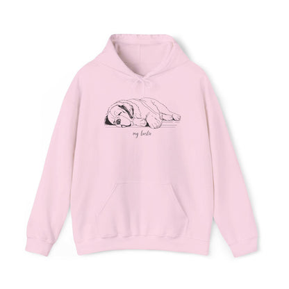 Saint Bernard Dog 'my bestie' Hooded Sweatshirt