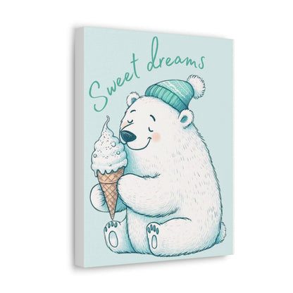 Polar Bear "sweet dreams" Canvas Gallery Wraps - Amesti Road