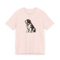 Saint Bernard Dog Valentine's Day Tee - Unisex T-Shirt