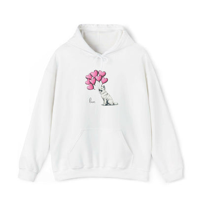 White German Shepard Balloons Hoodie