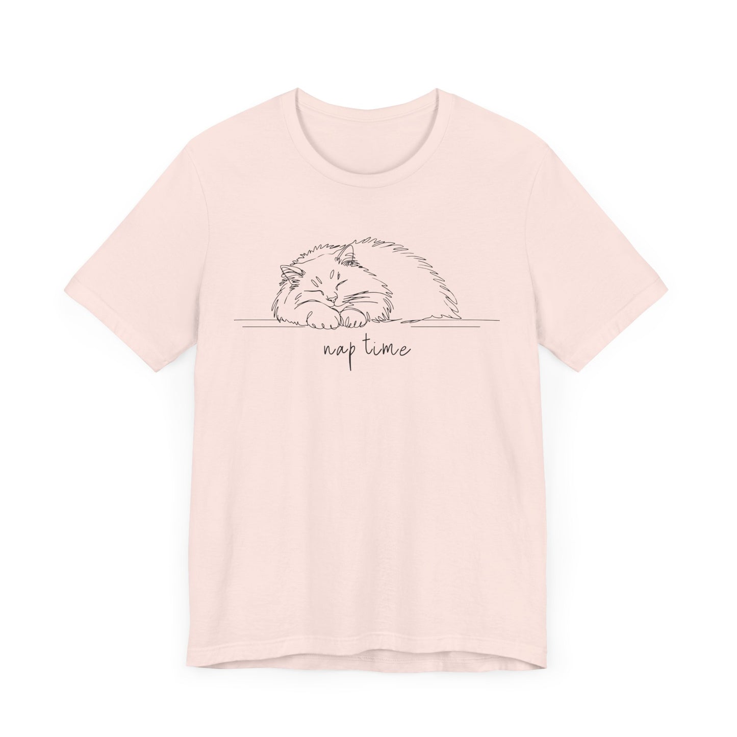 Fluffy Cat Nap Time Unisex Tee