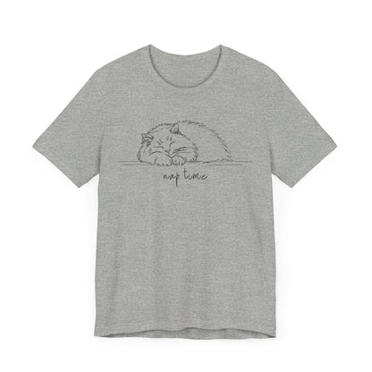 Fluffy Cat Nap Time Unisex Tee