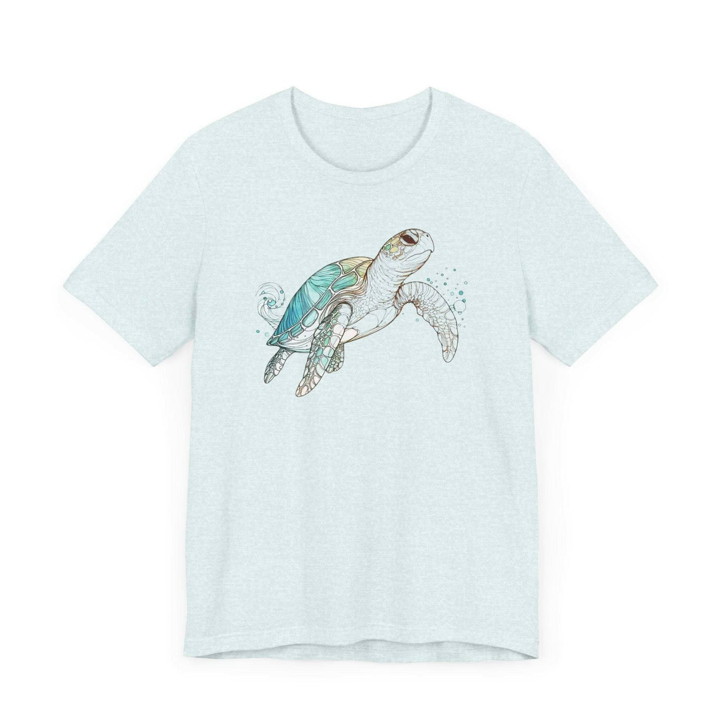 Sea Turtle Water Color Unisex Tee