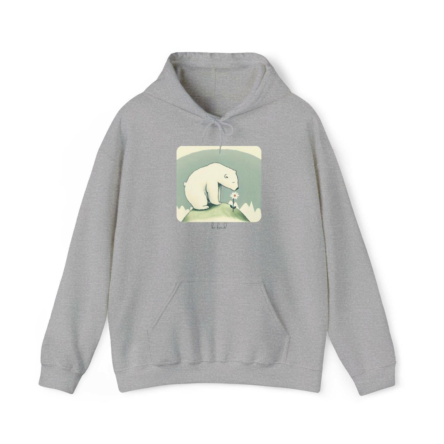 Polar Bear "be kind"Hoodie