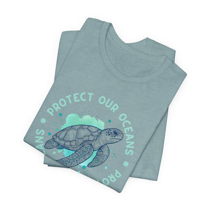 Protect Our Oceans Sea Turtle Tee