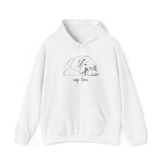 Saint Bernard Nap Time Hooded Sweatshirt