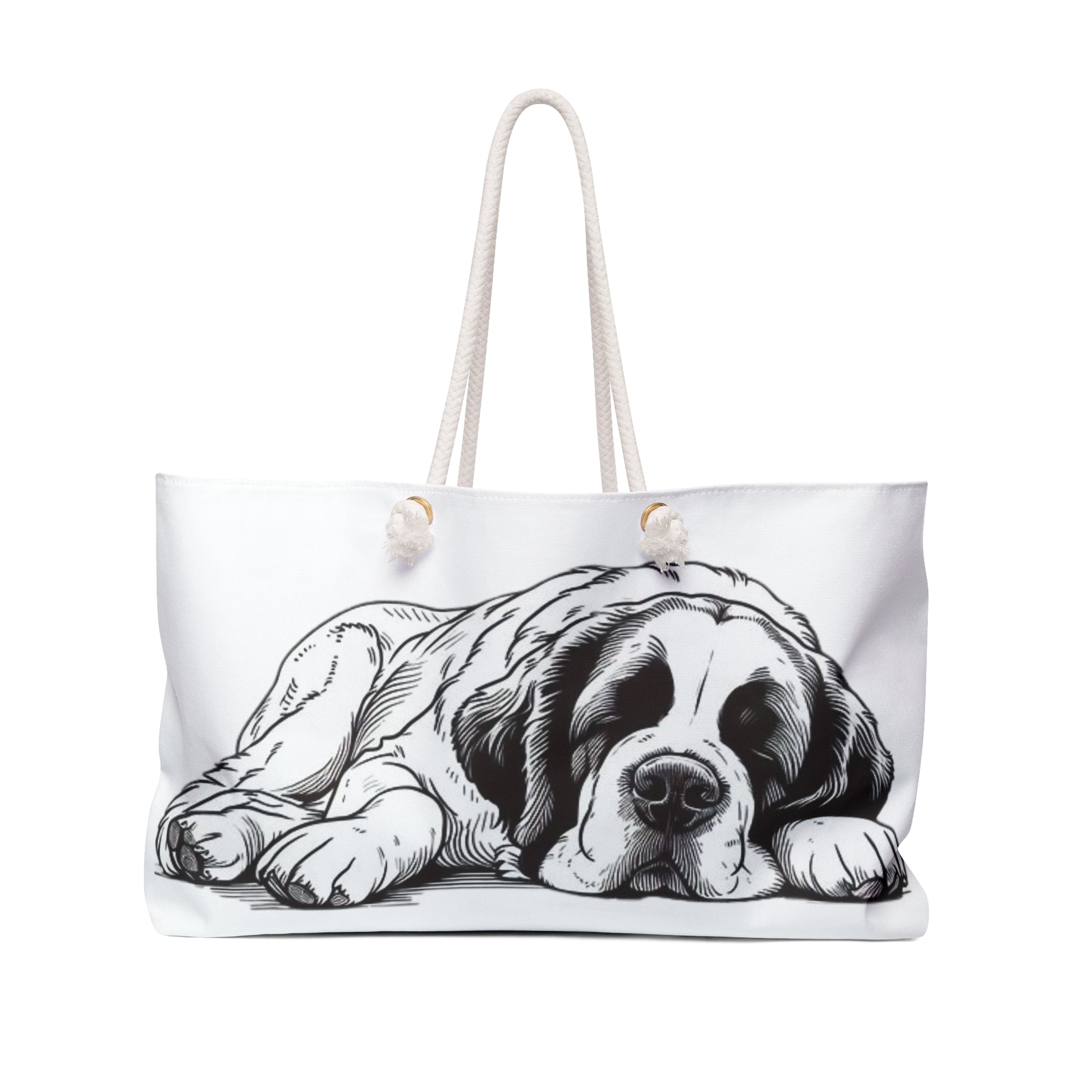 Saint Bernard Napping Weekender Bag - Amesti Road