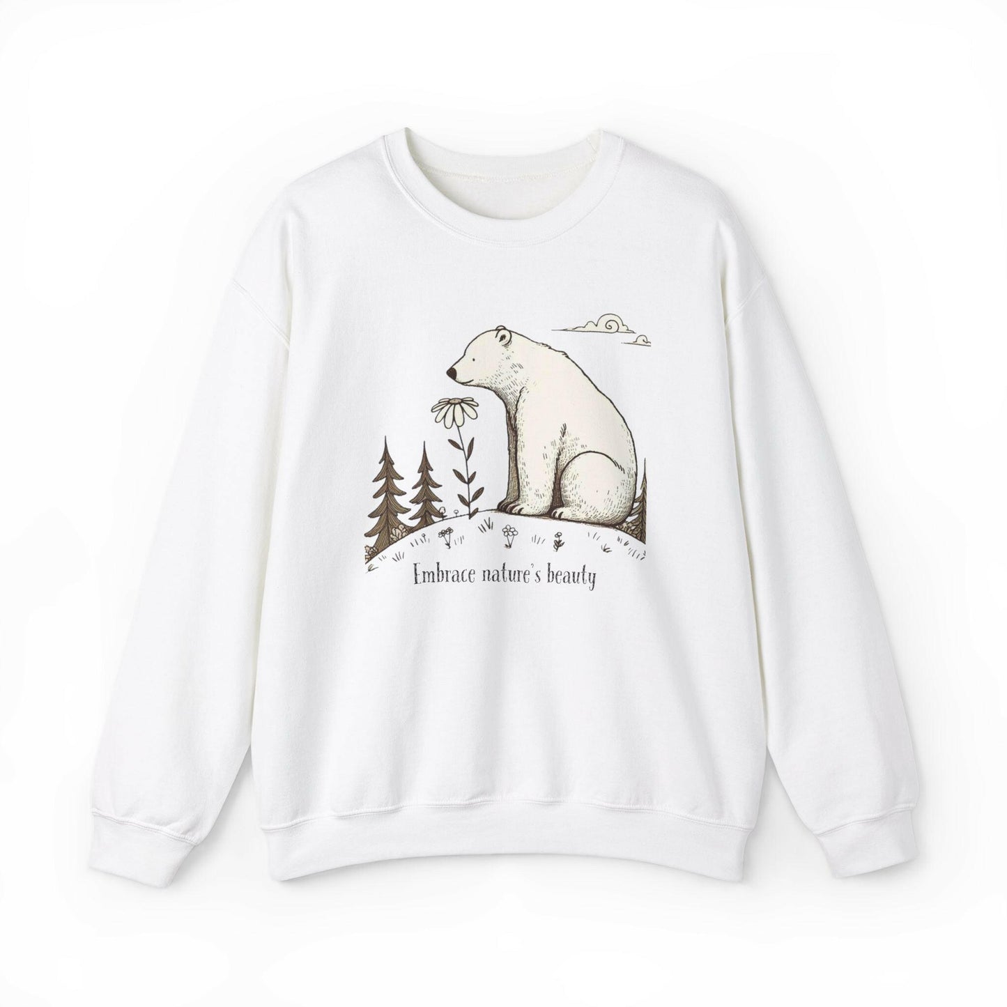 Polar Bear Nature Unisex Sweatshirt