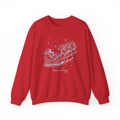 Santa's Sleigh Unisex Sweatshirt - Amesti Road