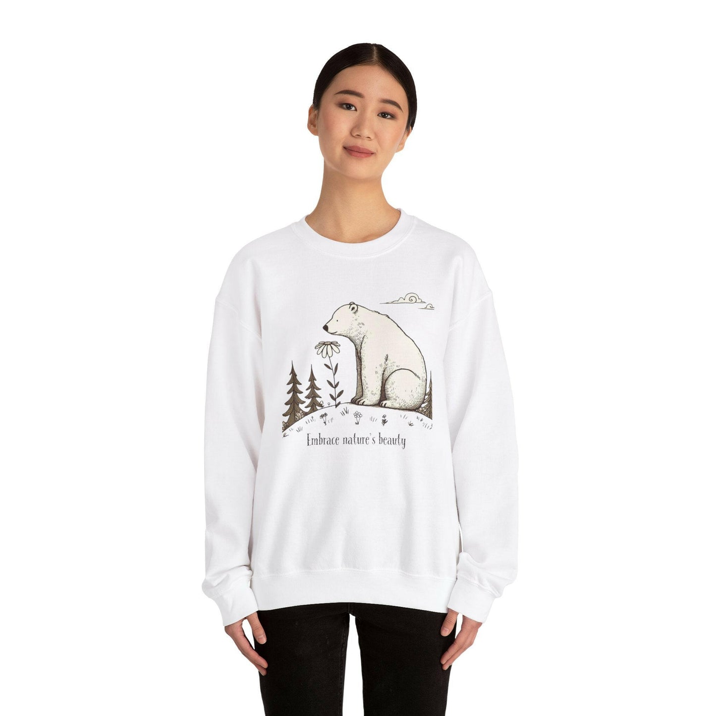 Polar Bear Nature Unisex Sweatshirt