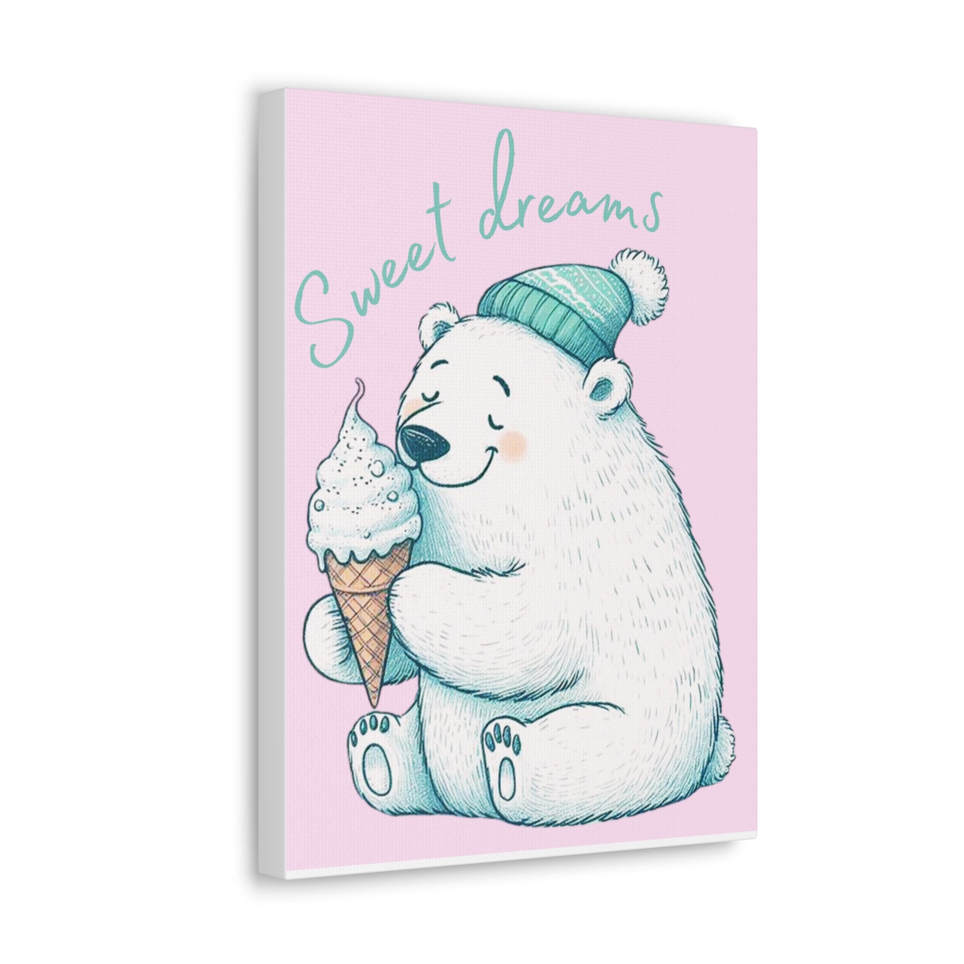 Polar Bear "sweet dreams" Canvas Gallery Wraps - Amesti Road