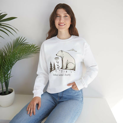 Polar Bear Nature Unisex Sweatshirt