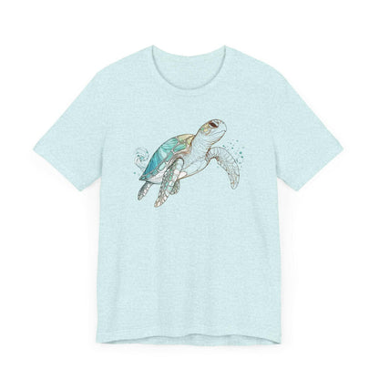 Sea Turtle Water Color Unisex Tee