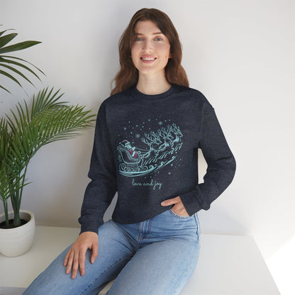 Santa's Sleigh Unisex Sweatshirt - Amesti Road