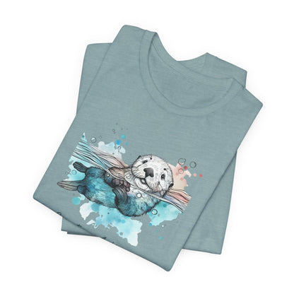 Monterey Otter Watercolor T-Shirt