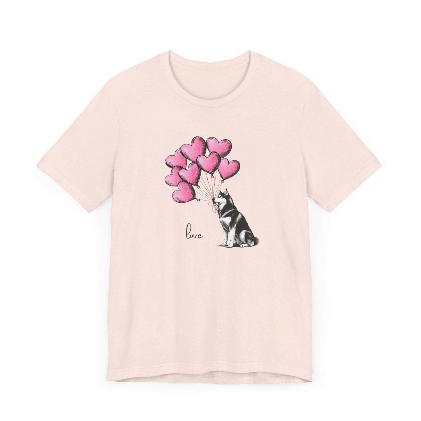 Siberian Husky Balloons Tee