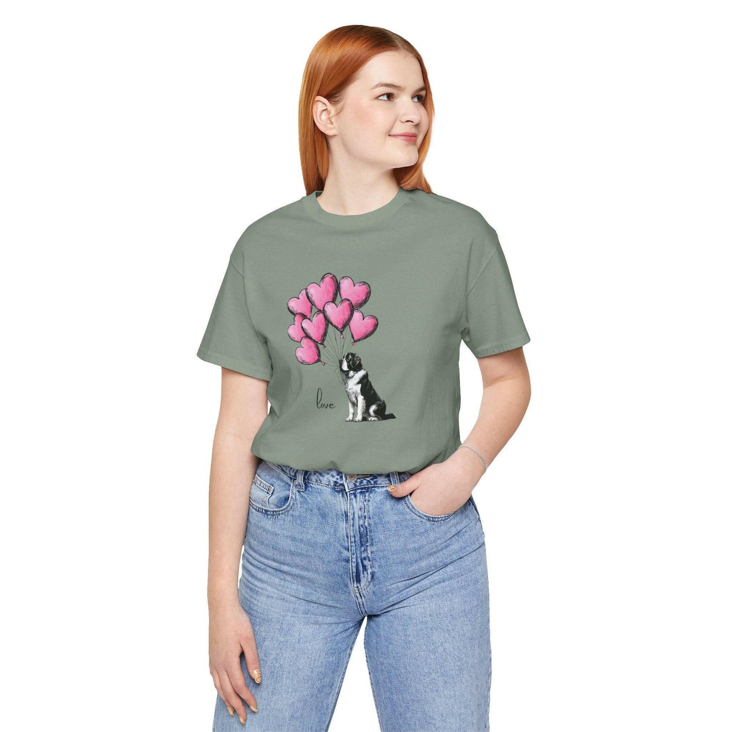 Saint Bernard Balloon Unisex Tee