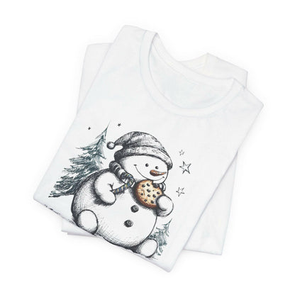 Snowman T-Shirt - Whimsical Winter Tee