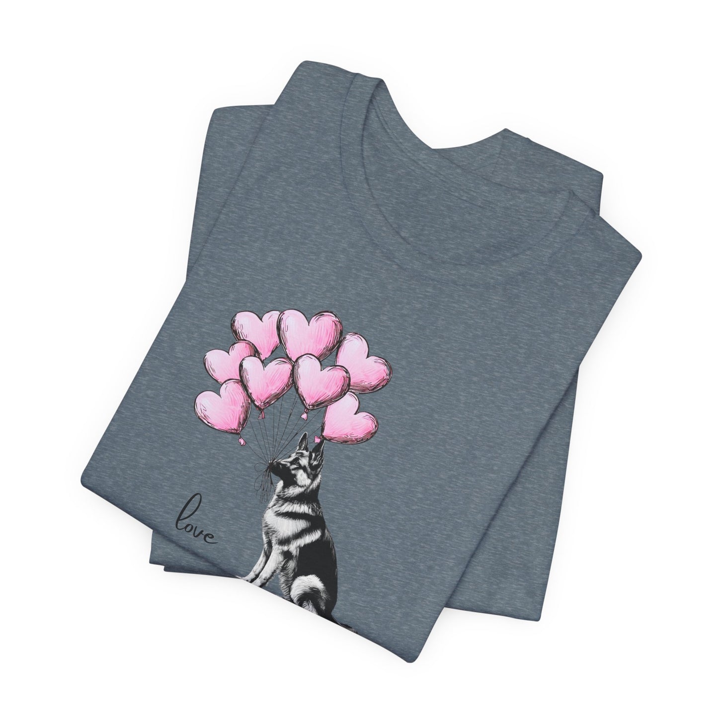 Dog Lover Tee, German Shepard Valentine's Shirt