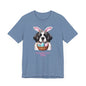 Saint Bernard Easter Bunny Unisex Tee - Some Bunny Loves You T-Shirt