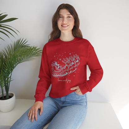 Santa's Sleigh Unisex Sweatshirt - Amesti Road