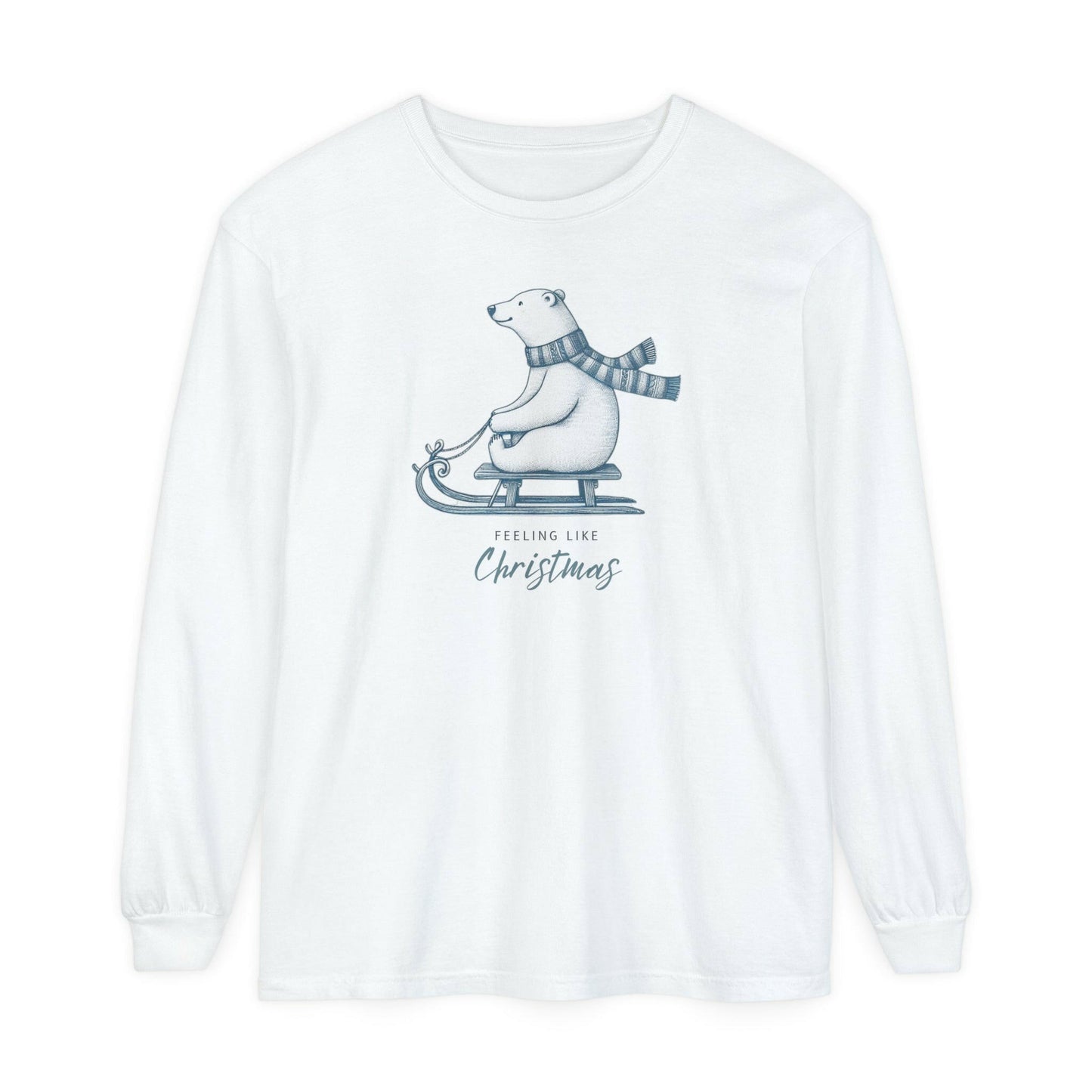 Christmas Cozy Polar Bear Long Sleeve T-Shirt