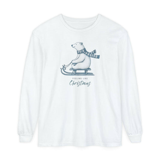 Christmas Cozy Polar Bear Long Sleeve T-Shirt