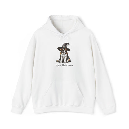 Saint Bernard Happy Halloween Unisex Hoodie