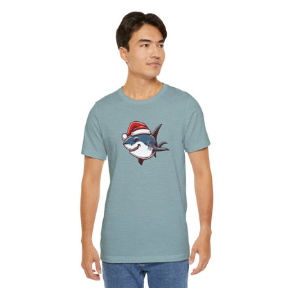 Festive Shark Short Sleeve Tee