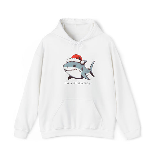 Great White Shark "it's a bit sharkey" Unisex Hooded Sweatshirt