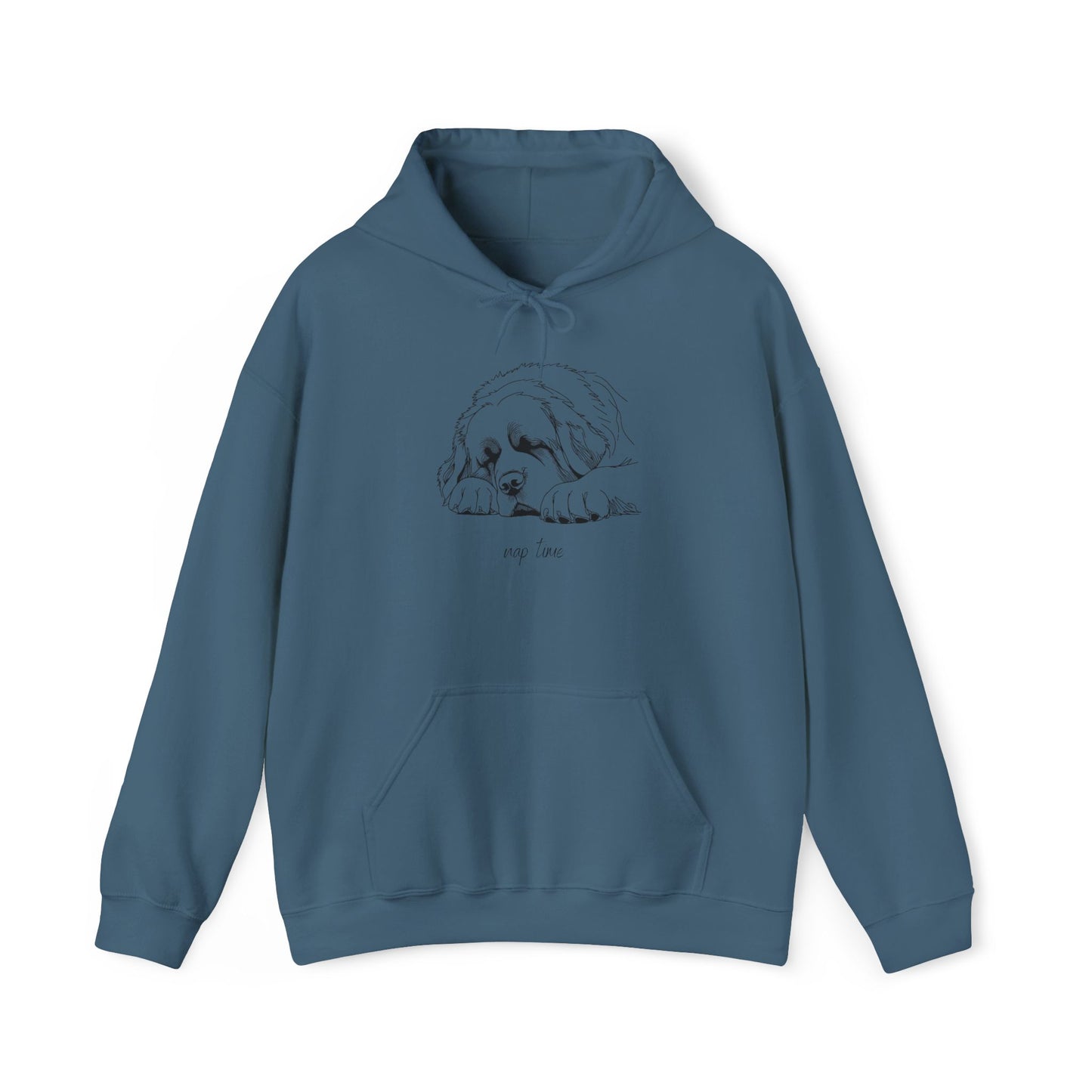 Saint Bernard 'nap time' Hooded Sweatshirt