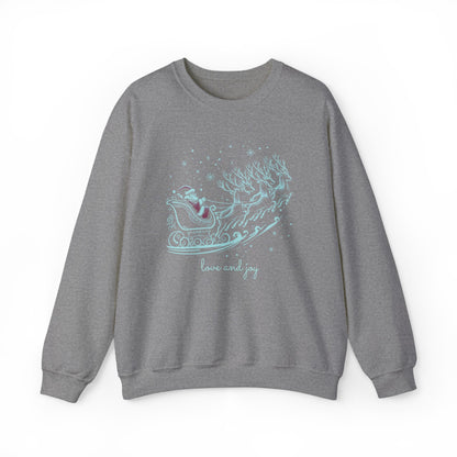 Santa's Sleigh Unisex Sweatshirt - Amesti Road