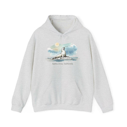 Santa Cruz California Seal Sunbathing Hoodie