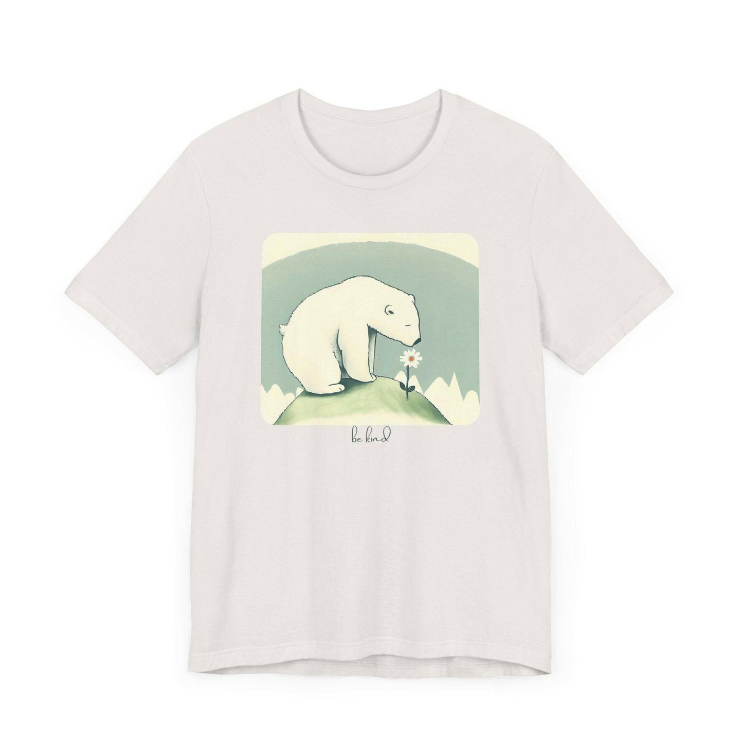 Polar Bear Daisy Unisex Tee