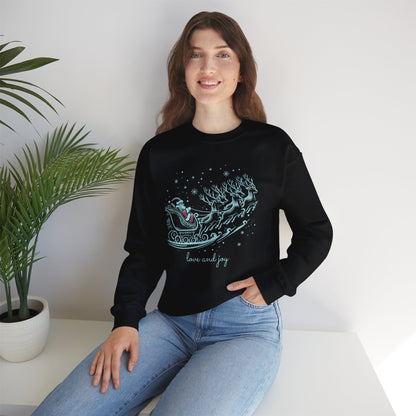 Santa's Sleigh Unisex Sweatshirt - Amesti Road