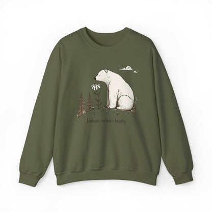 Polar Bear Nature Unisex Sweatshirt