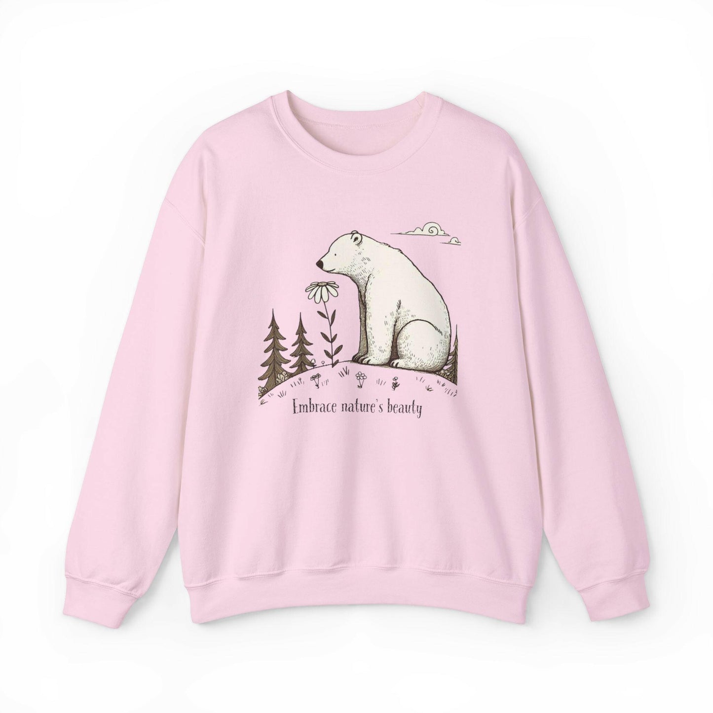 Polar Bear Nature Unisex Sweatshirt