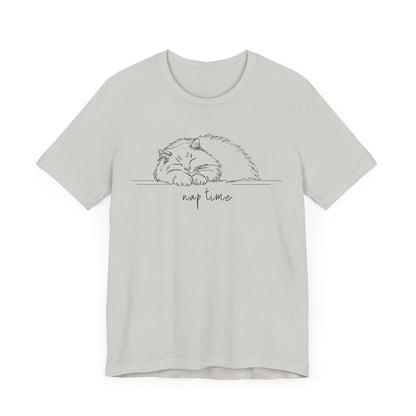 Fluffy Cat Nap Time Unisex Tee