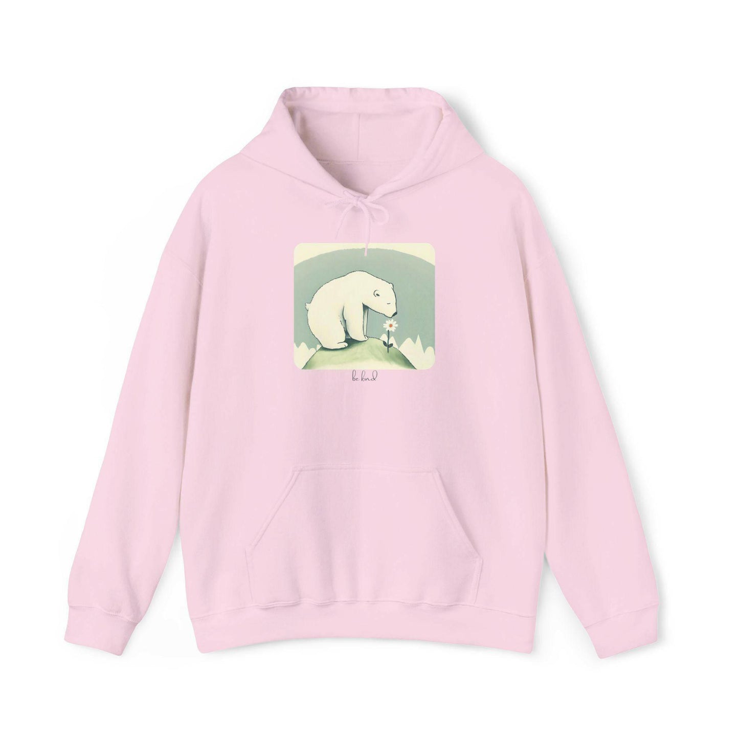 Polar Bear "be kind"Hoodie