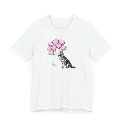 Dog Lover Tee, German Shepard Valentine's Shirt