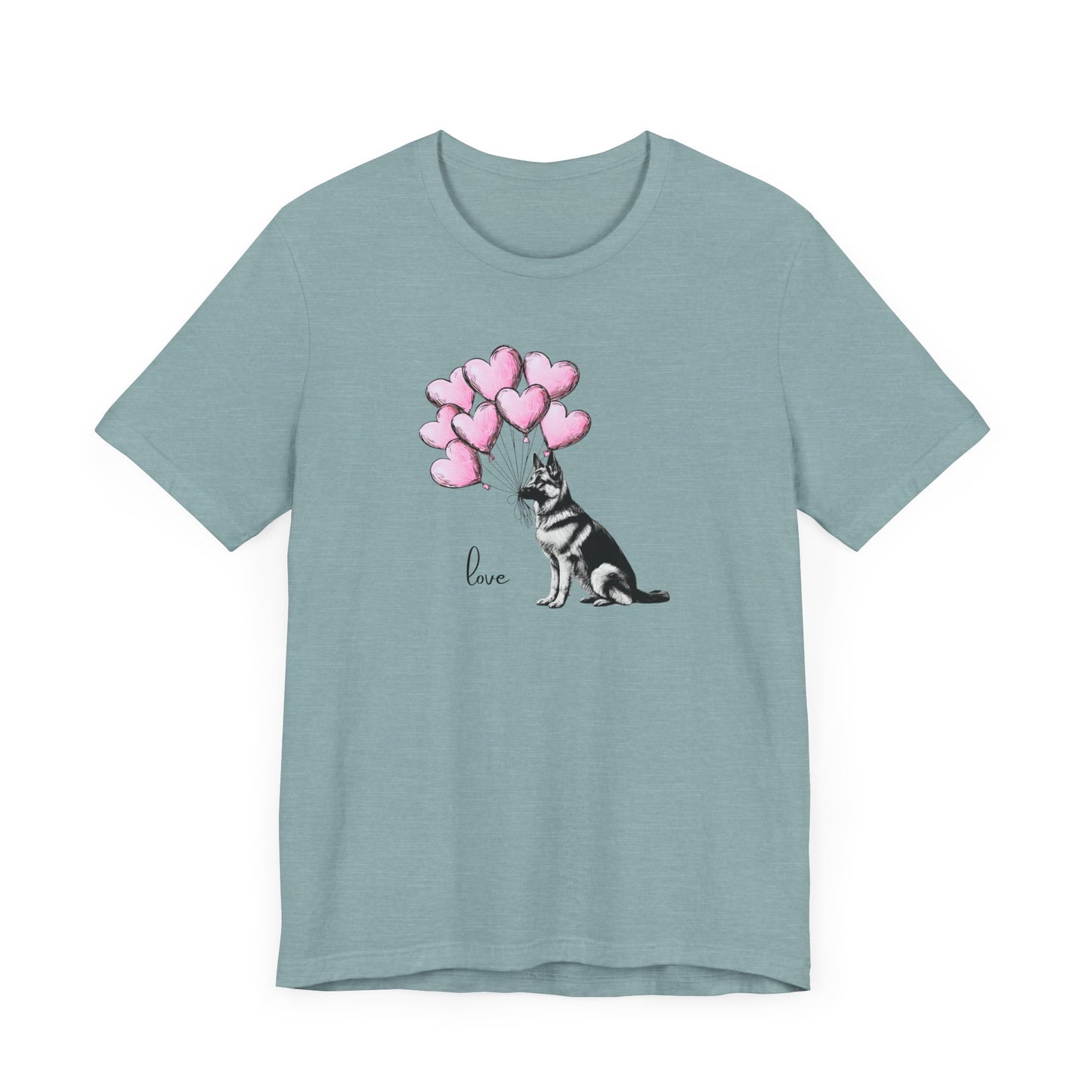 Dog Lover Tee, German Shepard Valentine's Shirt