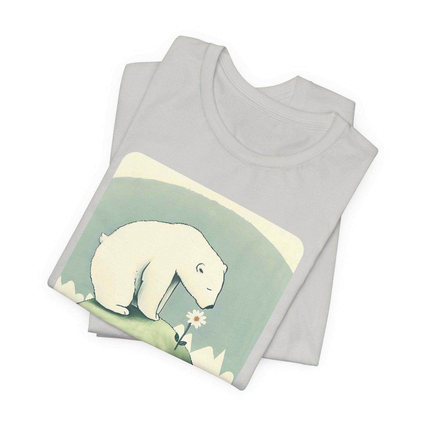 Polar Bear Daisy Unisex Tee