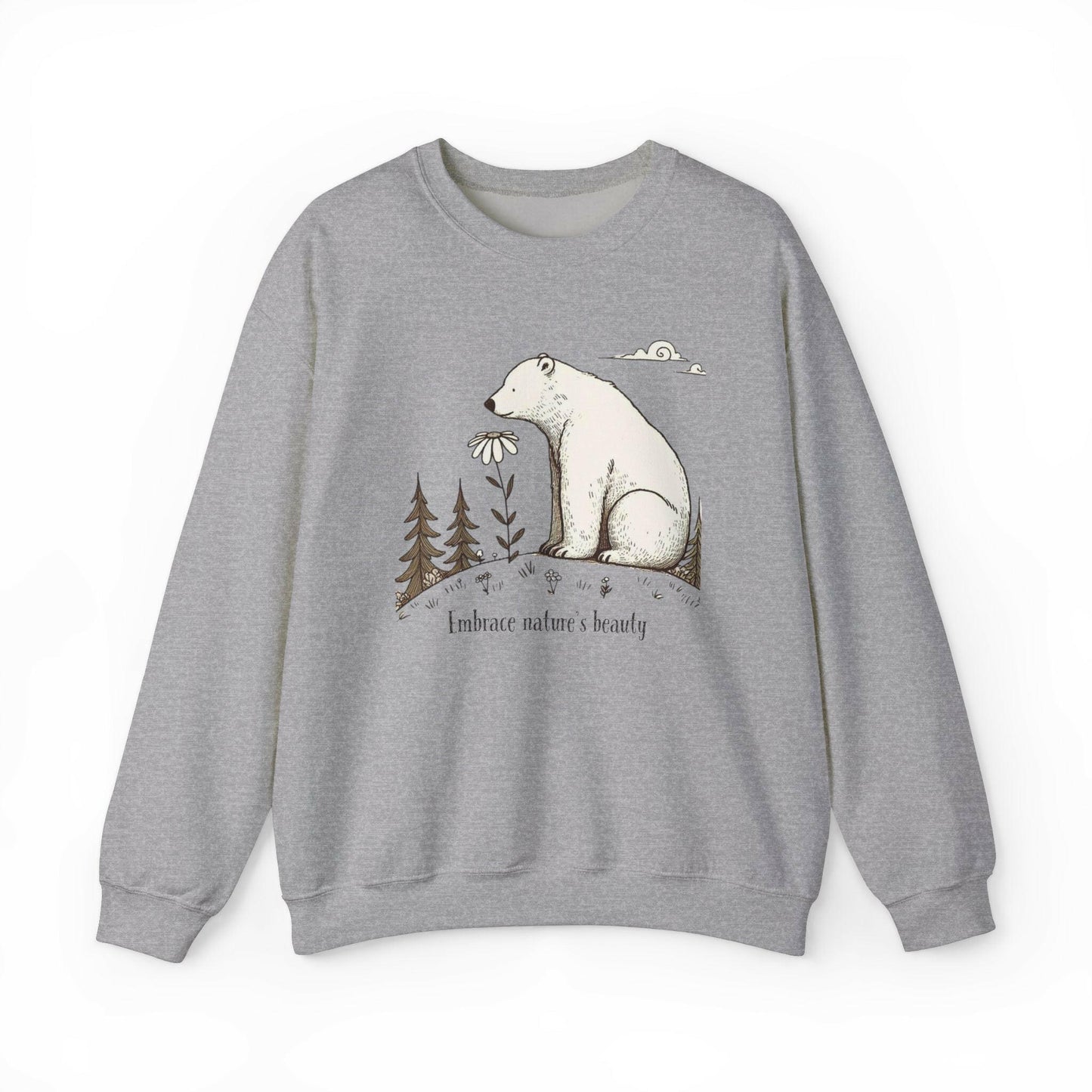 Polar Bear Nature Unisex Sweatshirt