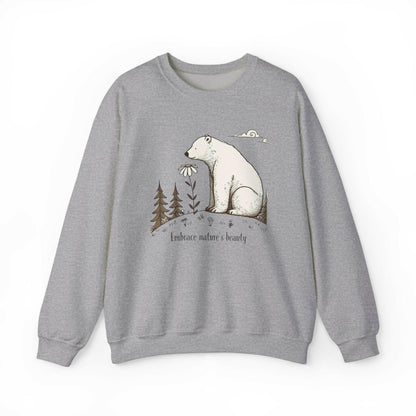 Polar Bear Nature Unisex Sweatshirt