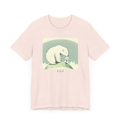 Polar Bear Daisy Unisex Tee