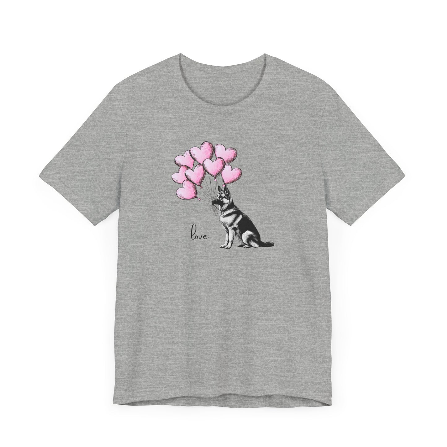 Dog Lover Tee, German Shepard Valentine's Shirt